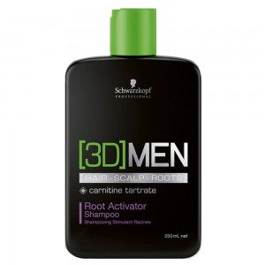 Шампунь активирующий рост волос [3D]Men Root Activator Shampoo Schwarzkopf, 250 мл